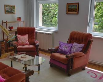 Big 70m2 apartment with free parking - Belgrade - Living room