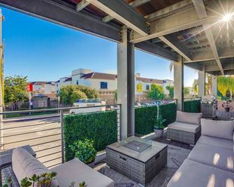 Venice Ca `the Steel Rose` Modern Flat Townhouse - Los Angeles - Balkon