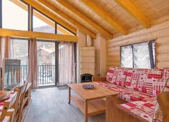 Maison chaleureuse a Courchevel avec vue sur montagnes - Courchevel - Stue