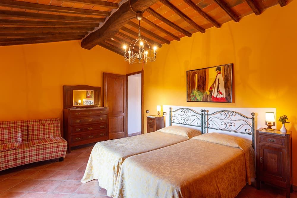Villa Casafrassi -Only Adults - Castellina in Chianti - Schlafzimmer