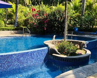 Beach Front property , with pool. short walking distance from town, lush gardens - Montezuma - Piscina
