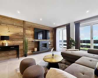 Alpine Pearl - Panoramic Mountain Views - Aminona - Crans-Montana - Wohnzimmer