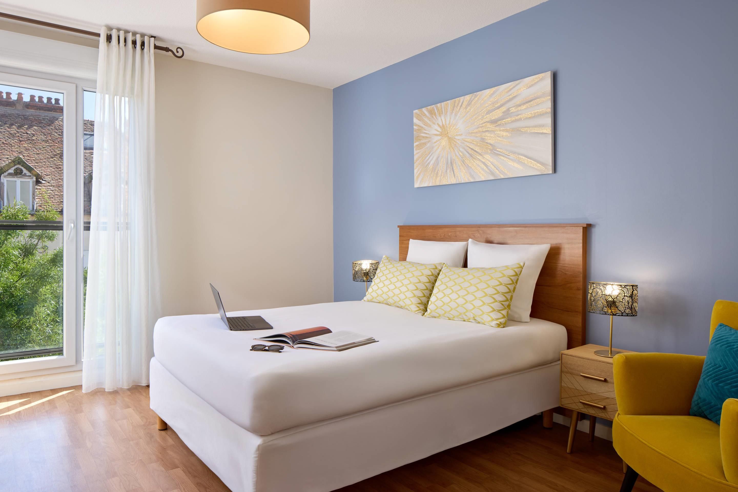 Quality Aparthotel Chalon-sur-Saône Gare - Chalon-sur-Saône - Soveværelse