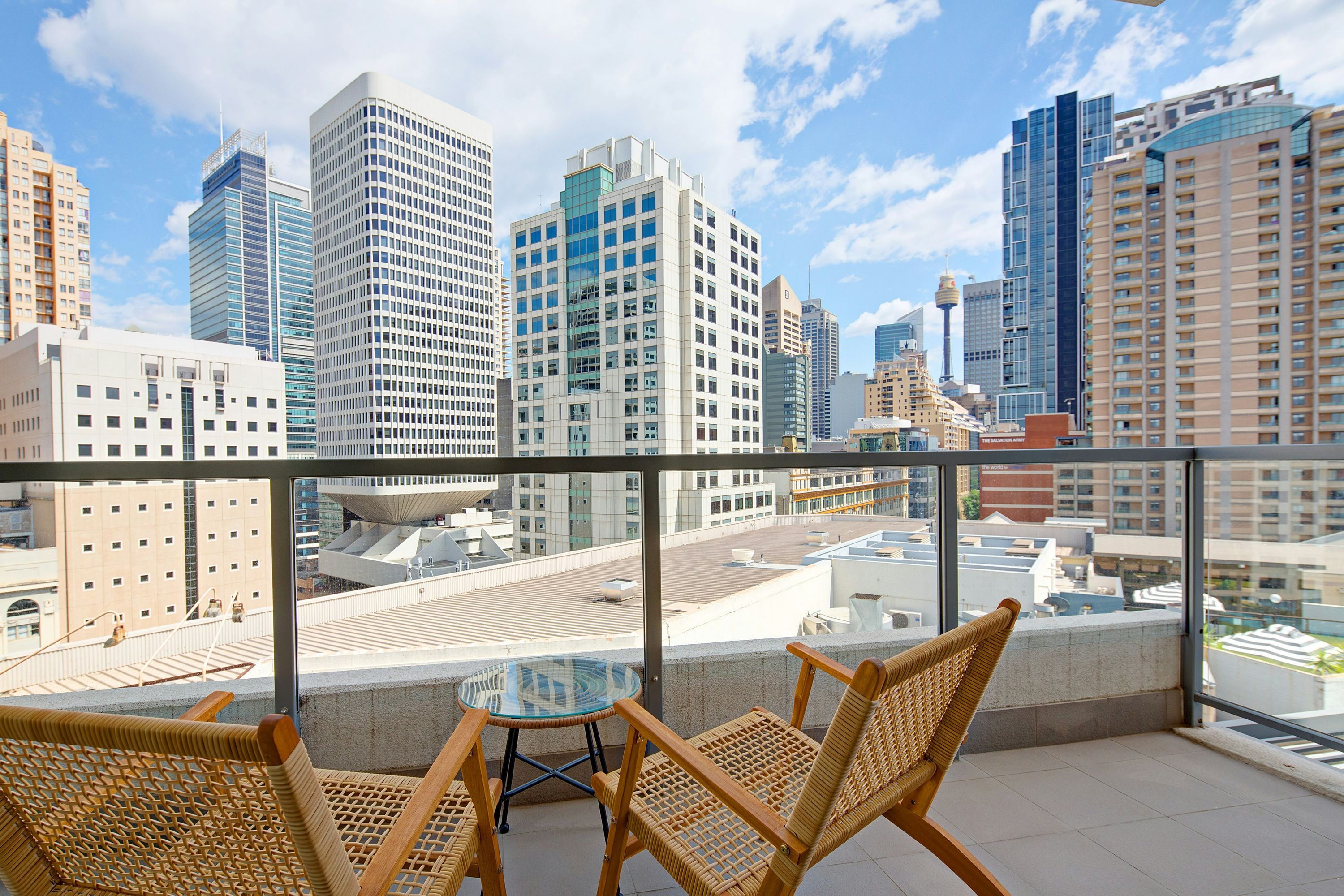 Zara Tower Serviced Apartments - Sídney - Balcón