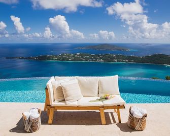 Villa Elegance at Ocean Villa VI 180 degree Ocean Views-Gated - Saint Thomas Island - Zwembad