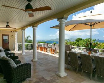 Ard Na Mara,\'high above the sea\', perched high above Cruz Bay with sunset views. - St. John - Balcony