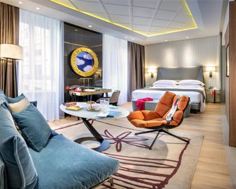 فندق كافور ميلان - ميلان - غرفة نوم