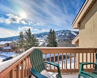 Renovated Dover Condo - Steps to Ski Shuttle! - Dover - Balcony
