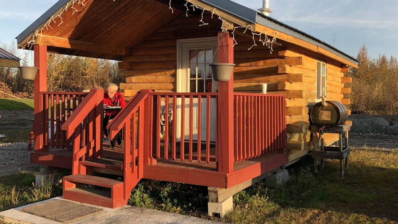 Alaska Log Cabins on the Pond