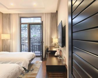 Beijing Fragrant Hill Holiday Business Hotel - Peking - Schlafzimmer