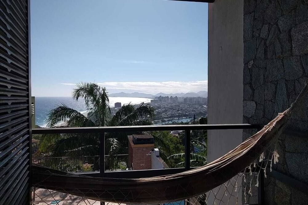 Casa Joá, bela vista panorâmica mar-montanha! - ريو دي جانيرو - شرفة
