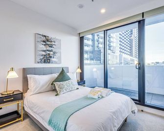 Stayau Hotel Style Apartment Boxhill Netflix Gym - Box Hill - Bedroom