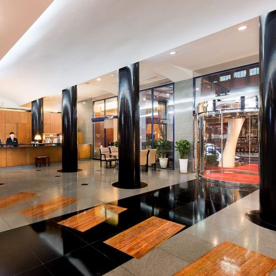 Lobby view of Hotel Tainan