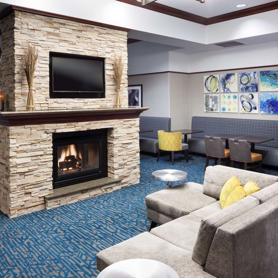 Lobby view of Hampton Inn & Suites Oklahoma City-Bricktown