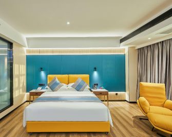 Bailiquan Smart Hotel (Jianmei Plaza Bus Terminal Branch) - Jiangmen - Slaapkamer