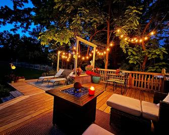 Charming Village Home with an Enchanting Backyard Oasis - Geneseo - Patio