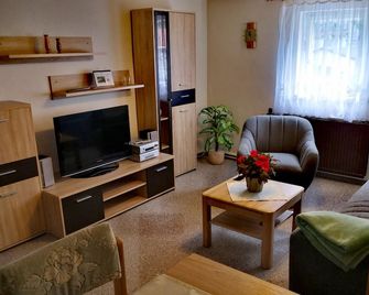 Spacious vacation apartment (47 m2) for 1-3 people - درسدين - غرفة معيشة