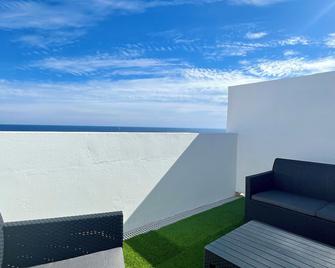 Bungalow mit Meerblick und Gemeinschaftspool - Caleta de Fuste - Balkon