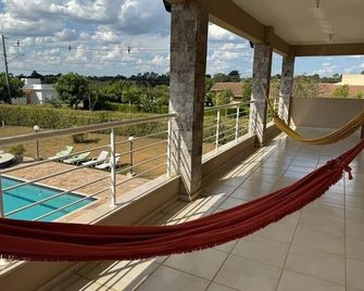 House with heated pool in a gated community - Boituva, SP - Boituva - Balcón