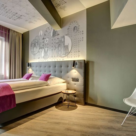 Bedroom view of Boutique 003 Köln am DOM, Trademark Collection by Wyndham