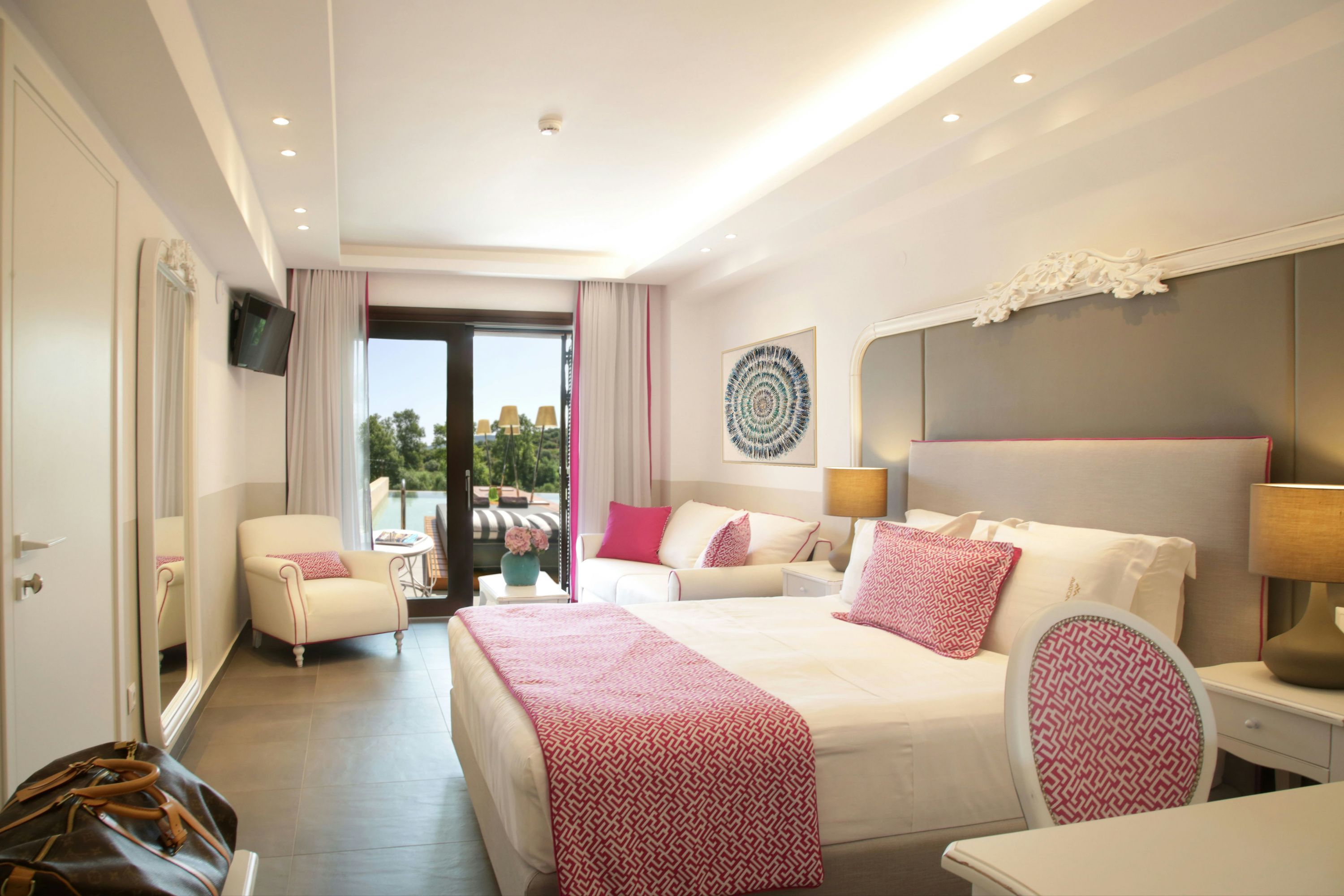 Avaton Luxury Beach Resort - Relais & Chateaux - אוראנופולי - חדר שינה