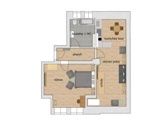 Prague Expat House - פראג - תוכנית קומה (Floorplan)