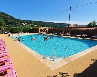 Campsite Les Lavandes - Chalet Laurier All Comfort Family Large 6 People - Saint-Laurent-sous-Coiron - Piscine