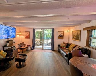 Hot Tub! Nature Delight! 2 Acre Cabin Hot Tub- Creek & Dog Friendly Fast Wifi! - Hillsville - Huiskamer