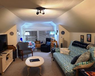 Cozy Comfy Clean 420 Compliant Free Parking Quiet Neighborhood A Guest Favorite! - Chicago - Living room