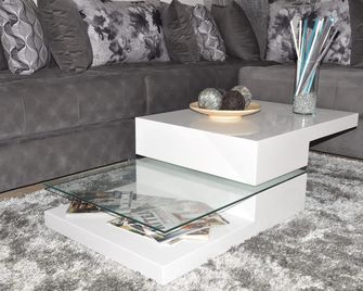 Val Fleuri Apartment with 2 Balconies, Casablanca - Casablanca - Sala de estar