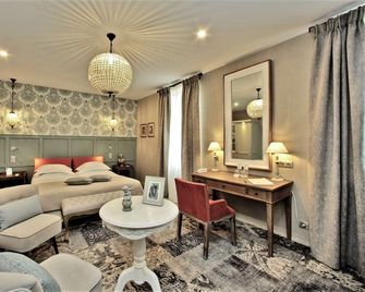Les Glycines - Hôtel & Spa - Les Eyzies-de-Tayac-Sireuil - Slaapkamer