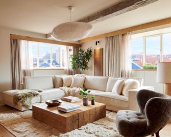 1 هوتل كوبينهاجين - كوبنهاغن - غرفة معيشة