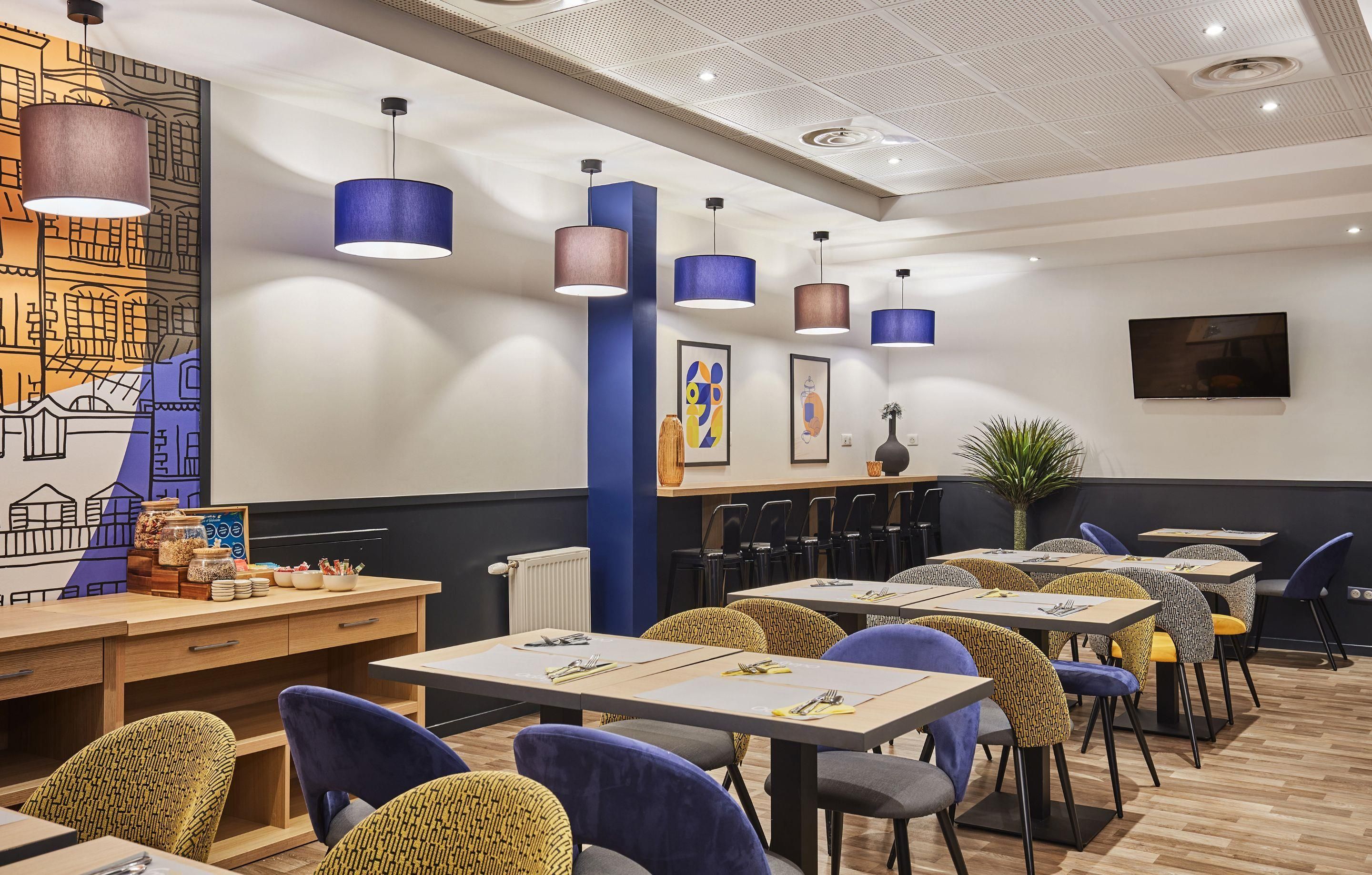 Appart'hôtel Odalys City - Paris Levallois - Levallois-Perret - Ravintola