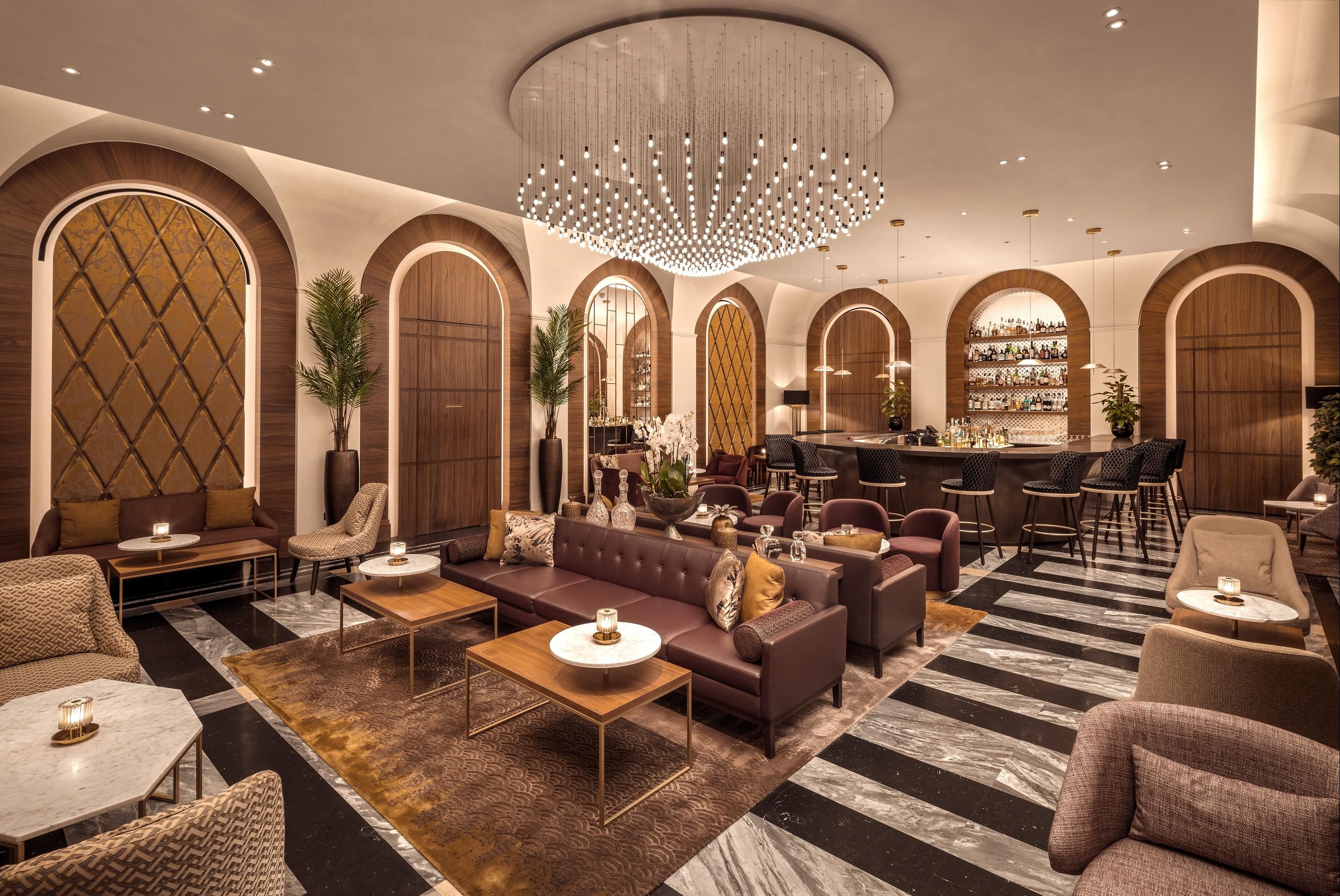 Lounge view of Intercontinental Rome Ambasciatori Palace