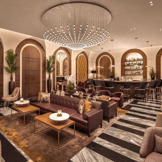 Lounge view of Intercontinental Rome Ambasciatori Palace