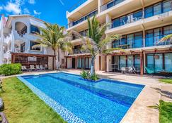 Modern with a beachfront pool and close to restaurants - Akumal - Pool