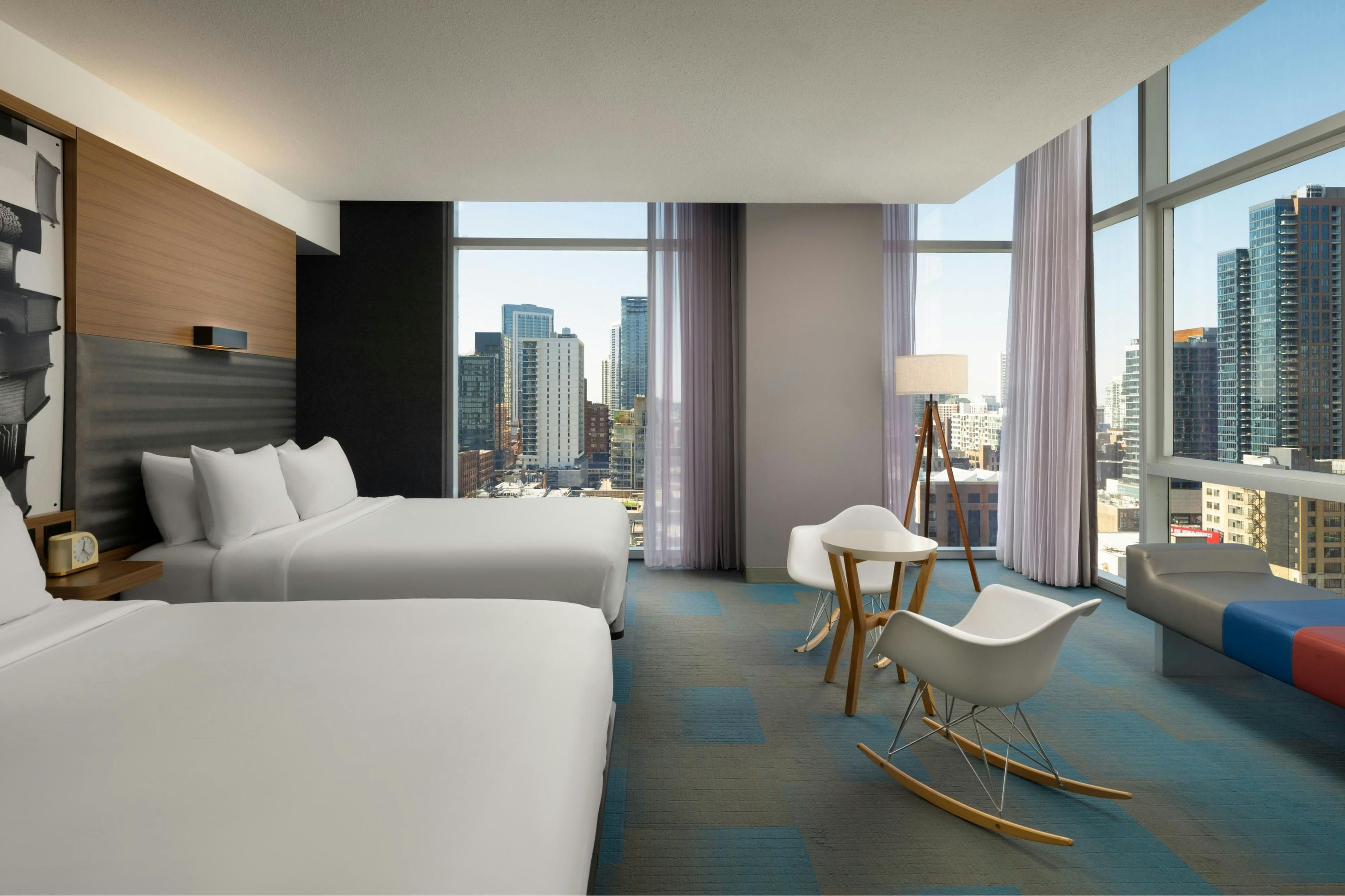 Aloft Chicago Downtown River North - שיקאגו - חדר שינה