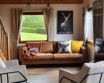 L'évasion au Chalet de Fraize Avec vue Imprenable,équipé de Vélos Électriques - Fraize - Sala de estar