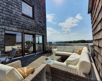 Penthouse Weitblick mit Berg und Seesicht - Kressbronn am Bodensee - Balkon