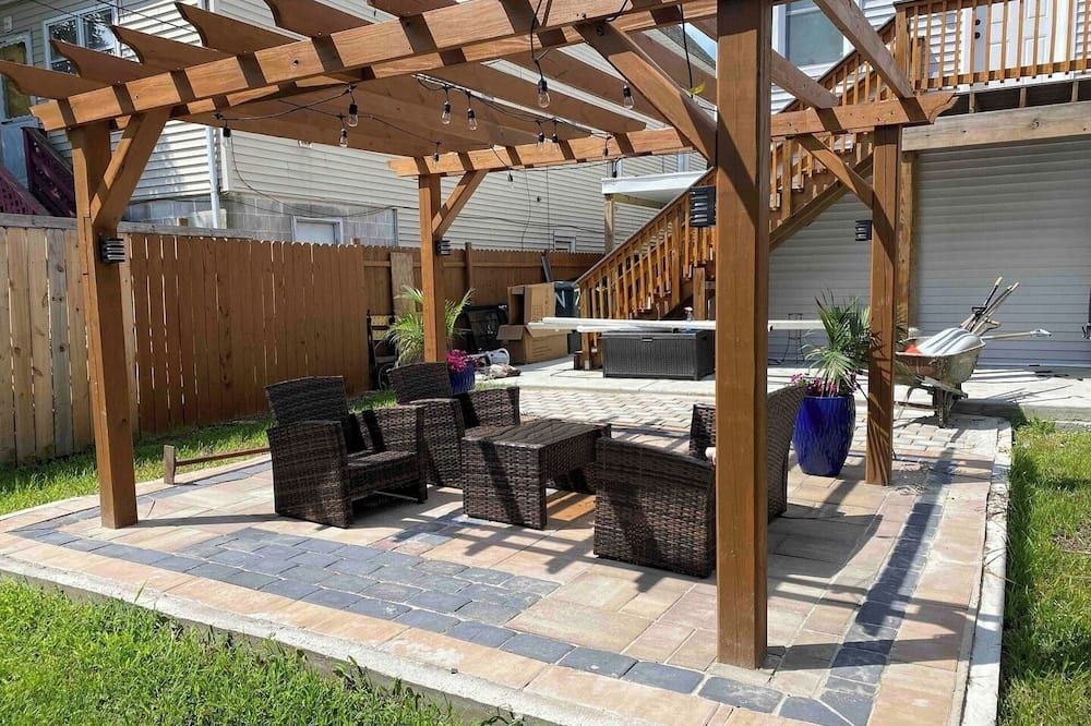 Starlite Sanctuary- Easy Walk to Trop & Boardwalk - اتلانتيك سيتي - شرفة مرصوفة