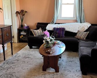 Charming 2-bedroom house with AC and WiFi in Williamsport - Williamsport - Living room