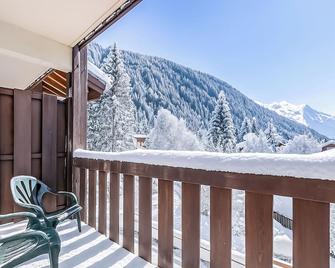 Résidence La Verte 12 ski in ski out - Happy Rentals - Chamonix - Balkon