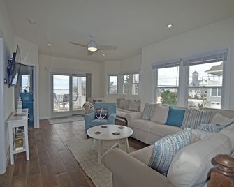 New Holgate (Beach Haven Inlet) Home Sleeps 10 Spectacular Water Views - Long Beach - Sala de estar