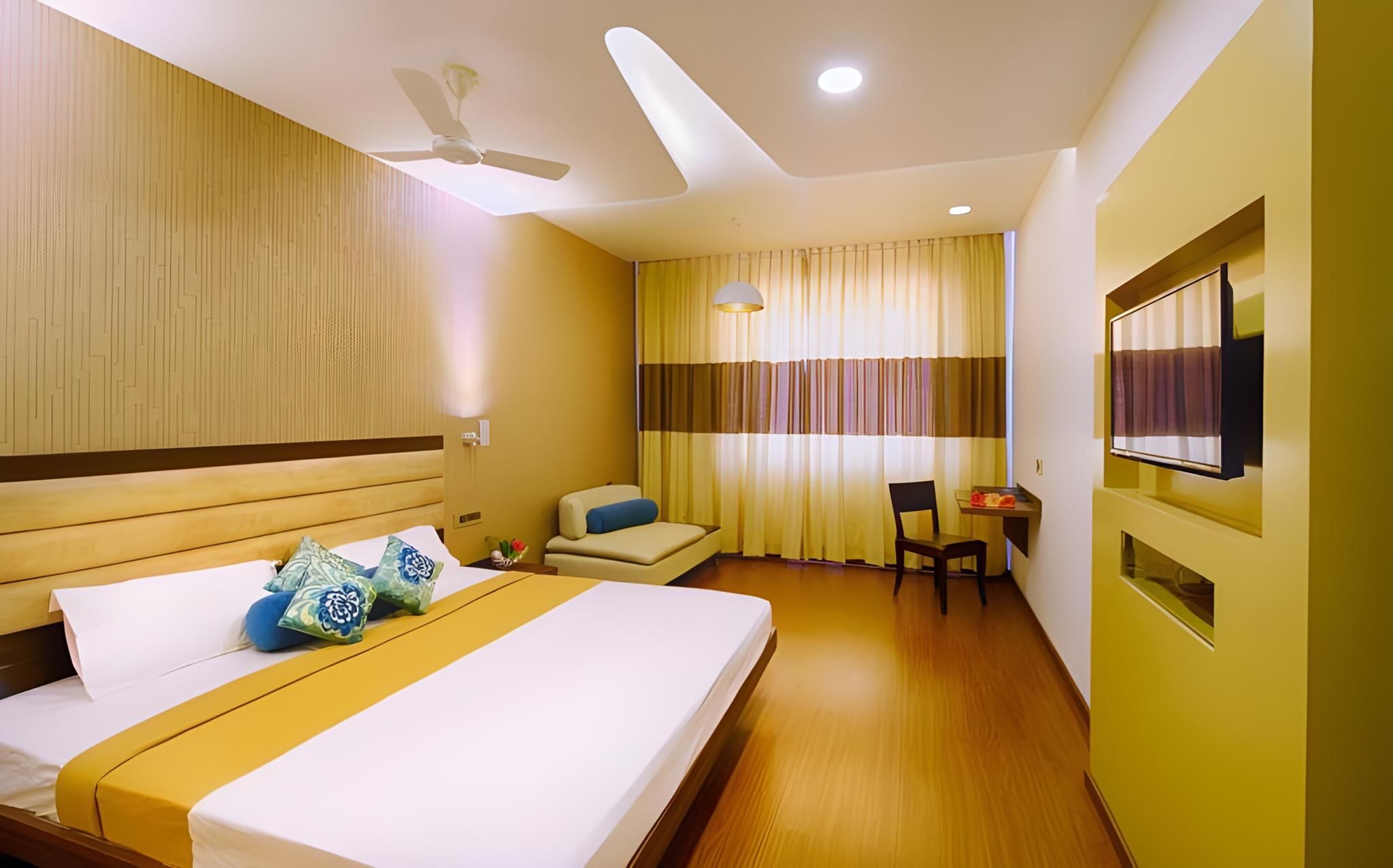 Hotel Priyadarshini Pride - Hosapete - Slaapkamer