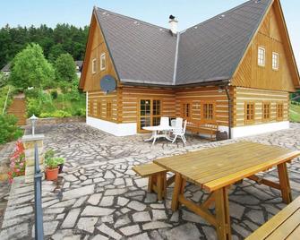 Comfortable Villa With Private Swimming Pool in the Hilly Landscape of Stupna - Pecka - Patio