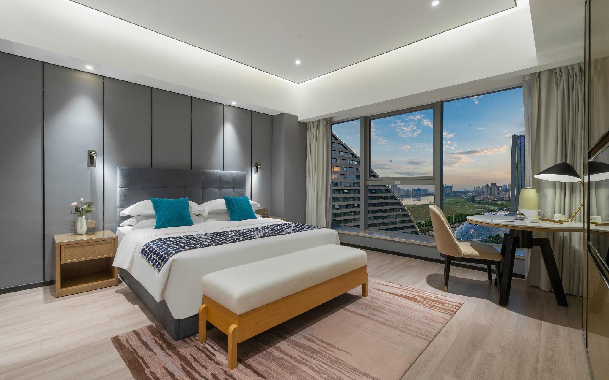 Lavender Garden, Howard Johnson International Hotel Kunming Flower City - Kunming - Bedroom