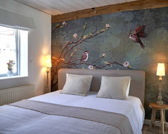 Reetdachhaus De Ole Kaat - 니스그라우 - 침실