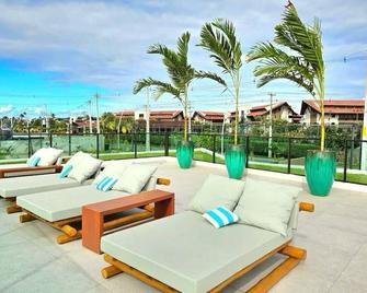 Flat Luxo Alto Padrão, Praia de Muro Alto, Makia Beach Experience - Ipojuca - Patio