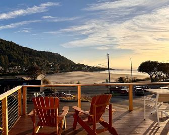 Ocean Cove Inn #8 - Ocean View - Yachats - Balkón