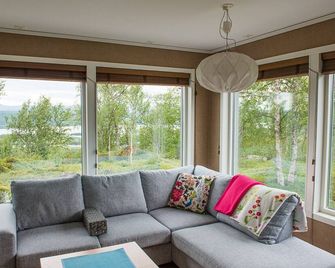 Vacation home in the mountains with panoramic views - Tärnaby - Sala de estar